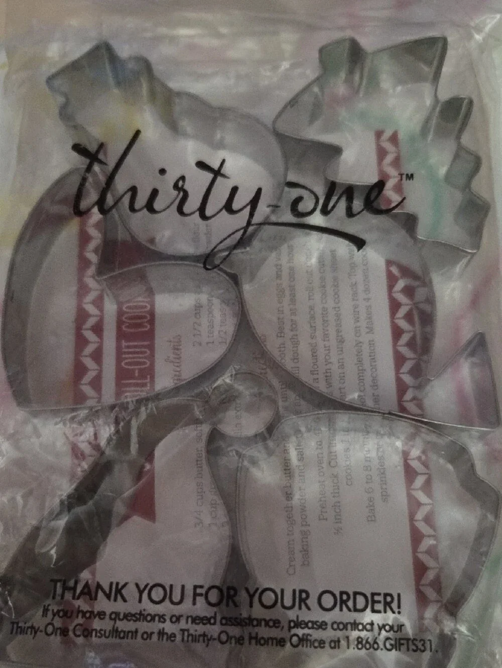 Silver Holiday Cookie Cutter Set - Tree, Bell, Stocking, Wreath 6 Pack NWOT